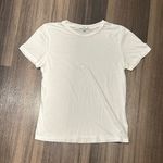 AGOLDE  Annina White Slim Tee Photo 0