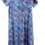 LuLaRoe Carly Women's 4th of July Ready Long Dress Photo 0