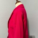 ZARA  Christmas Fuchsia Tailored Fitted Blazer Limited Edition Lapel Collar Sz XL Photo 13