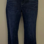 Lucky Brand Brooke Boot Dark Wash 5-Pocket Button Zip Closure Blue Jeans-8/29 Photo 0