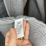 Caslon  Women’s Medium Open Front Gray Cozy Cardigan Pockets Knit Winter Fall Photo 3