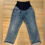 Old Navy NEW  Maternity Full Panel Boyfriend Jeans 10 Short 24” inseam $45 Photo 4