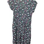 Per Se Vintage women’s floral jumpsuit wide legs VNeck sz 16 cottagecore 90s Photo 1
