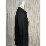 Banana Republic  Women's Black Wool Blend Overcoat Size 0 Petites‎ Photo 2