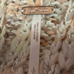Free People Beige Knit Chunky Long Sleeve Oversized Pullover Sweater Top Size L Photo 3