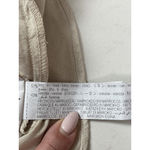 ZARA  women linen blend shirt tunic button down Beige Natural M and L Photo 8