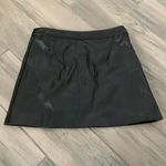 Donna Karan  X REVOLVE Faux Leather Skirt in Black Photo 4