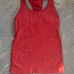 Atheletic Wear Sports Top Built in Bra Orange Red Small Photo 0