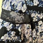 MINKPINK Floral Maxi Skirt | Black Navy White Moonlit Fountain Sz XS Photo 1