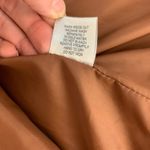 Dress Barn  Faux Leather 14 16 Tan Biker Moto Jacket Photo 6