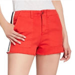 Pam & Gela  High Rise Lace-Up Cut Off Shorts Size: 29 Photo 0