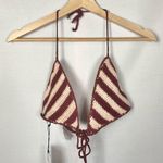 Somedays Lovin NEW REVOLVE ' Miles Crochet Tie Halter Swim Top L Photo 29