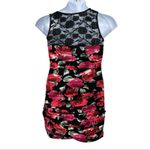 Frederick's of Hollywood Fredrick’s of Hollywood Floral Vintage Body-con Bondage Mini Dress Size Large Photo 10