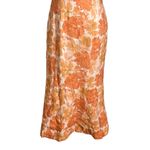 Significant Other Elena Midi Dress Women’s Size 8 Scarlet Poppy Cutout Orange Photo 4
