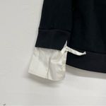 Carolina belle  Black Crew Neck Sweater w/ White Contrast Cuffs Womens XS Preppy Photo 1