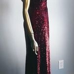 Revelry Starla Sequin Dress Size 18 Cabernet Photo 9