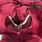 Etienne Aigner Vintage 100% Leather Double Breasted Oxblood Trench Coat Jacket Photo 13