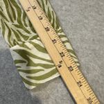 Joie  Button Front Shirt Womens Medium Green White Zebra Print Fairy Layered Photo 15