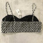 Fame and Partners  Polka Dot Spaghetti Strap Bandeau Crop Top Photo 1