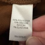 J. Jill Brown Wide Leg Pants Size 12 Rayon Blend Pull Photo 5