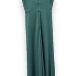 Birdy Grey  Shamin Sleeveless V Neck Formal Bridesmaid Dress in Crepe Sea Glass S Photo 4