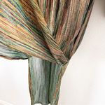 Suboo Ana Cut Out Maxi Dress in Green/Gold Metallic Green Photo 5