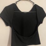 Edikted  Top Black Crop Backless Photo 0