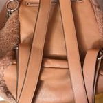 Rebecca Minkoff Pink Shearling Leather Backpack | Medium Size Photo 9