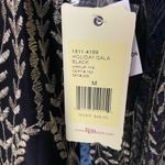 Reba  Elegant Black and Gold Lace Top NWT Photo 3