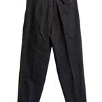 Jeanjer Vintage 80s 90s High Waisted Pleated Tapered Denim Trousers 13/14 Blue Size undefined Photo 5