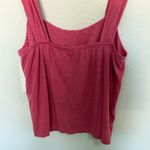 Banana Republic Linen Blend Tank Top Camp Pink Size Large NEW Photo 6