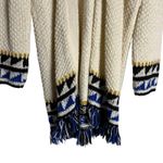 Mother The Fringe Cardigan Sweater The Tassel Is Worth The Hassel Size Small Blue Photo 8