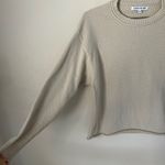 Elizabeth and James Cream Oatmeal Crewneck Cozy Sweatshirt Size XS Photo 2