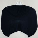 Loft Ann Taylor  Silk Blend‎ Sweater Cropped Wrap Jacket Black Photo 1