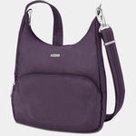 Travelon $120 Anti-Theft RFID Crossbody Purple Classic Essential Messenger Bag Photo 0