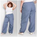 Wild Fable NWT Women's Mid-Rise Wide Leg Parachute Pants by Size L Photo 1