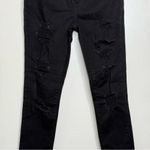 Arizona Jeans Arizona Jean Co Black Very Distressed Hi Rise Jegging Jeans Size 7 Long Juniors Photo 1