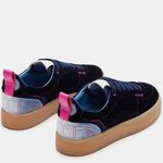 Steve Madden NWT The TUCKER platform sneaker, Stylish Navy and Pink Photo 6