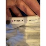 Athleta  Dress Women Large Blue White Ombre Striped Sunkissed Midi Athleisure Photo 8