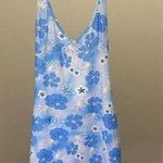 SheIn  Blue Floral Halter Dress Photo 0