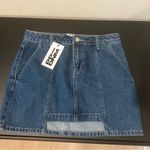 Princess Polly Trevina Denim Mini Skirt Mid Wash Photo 5