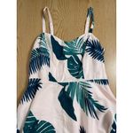 Old Navy New Women’s Tropical Print Lined Dress Color Light Pink Green Leaf XsP Photo 1