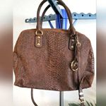 Michael Kors Brown Snake Skin Purse Photo 0