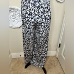 Billabong NTM: Twist N Shout Black, White, Grey & Blue Wide Leg Jumpsuit Sz M Photo 13