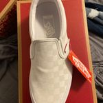 Vans Silver Asher Slip On Sneaker Shoe Photo 3