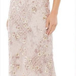 Mac Duggal  EMBELLISHED ILLUSION BUTTERFLY SLEEVE COCKTAIL DRESS 16 Photo 1