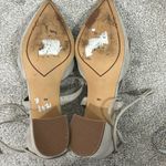 Halogen  Size 9 Tan Beige Ankle Strap Suede Leather Heels Photo 8