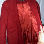 Lauren Ralph Lauren Single Breasted Red Wool Pea Coat BNWOT size 2 Photo 11