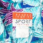 Sandra Ingrish Sport Vintage Hawaiian Blue Purple Shirt Womans Small Unisex Photo 12