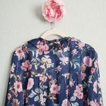 Anthropologie Cooper St Blue Floral Long Sleeve Dress Photo 12
